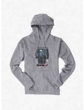 Friday The 13th Silhouette Hoodie, HEATHER GREY, hi-res