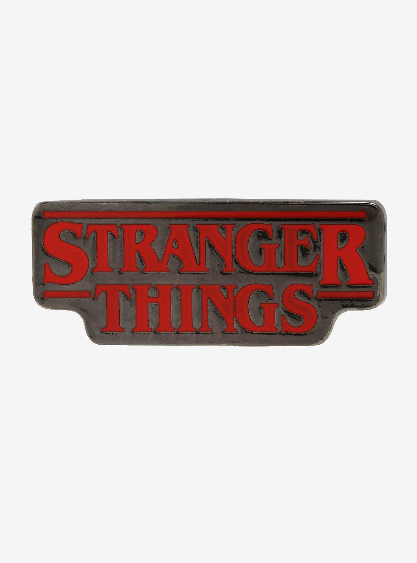Stranger Things Logo Enamel Pin, , hi-res