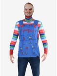 Chucky Mask And Tee Costume, BLUE, hi-res