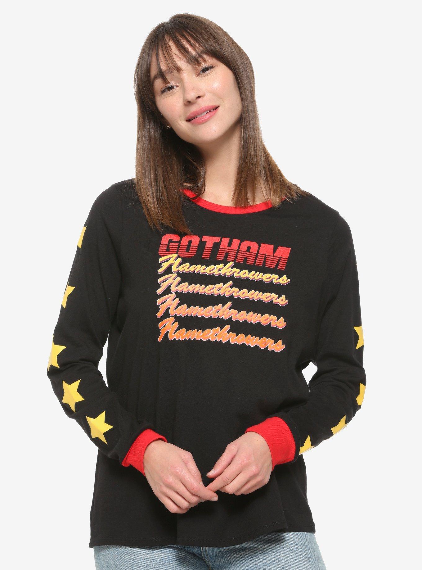 Our Universe DC Comics Birds Of Prey Gotham Flamethrowers Long-Sleeve T-Shirt, MULTI, hi-res