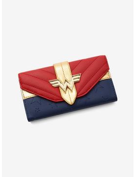 DC Comics Wonder Woman Quilted Flap Wallet, , hi-res
