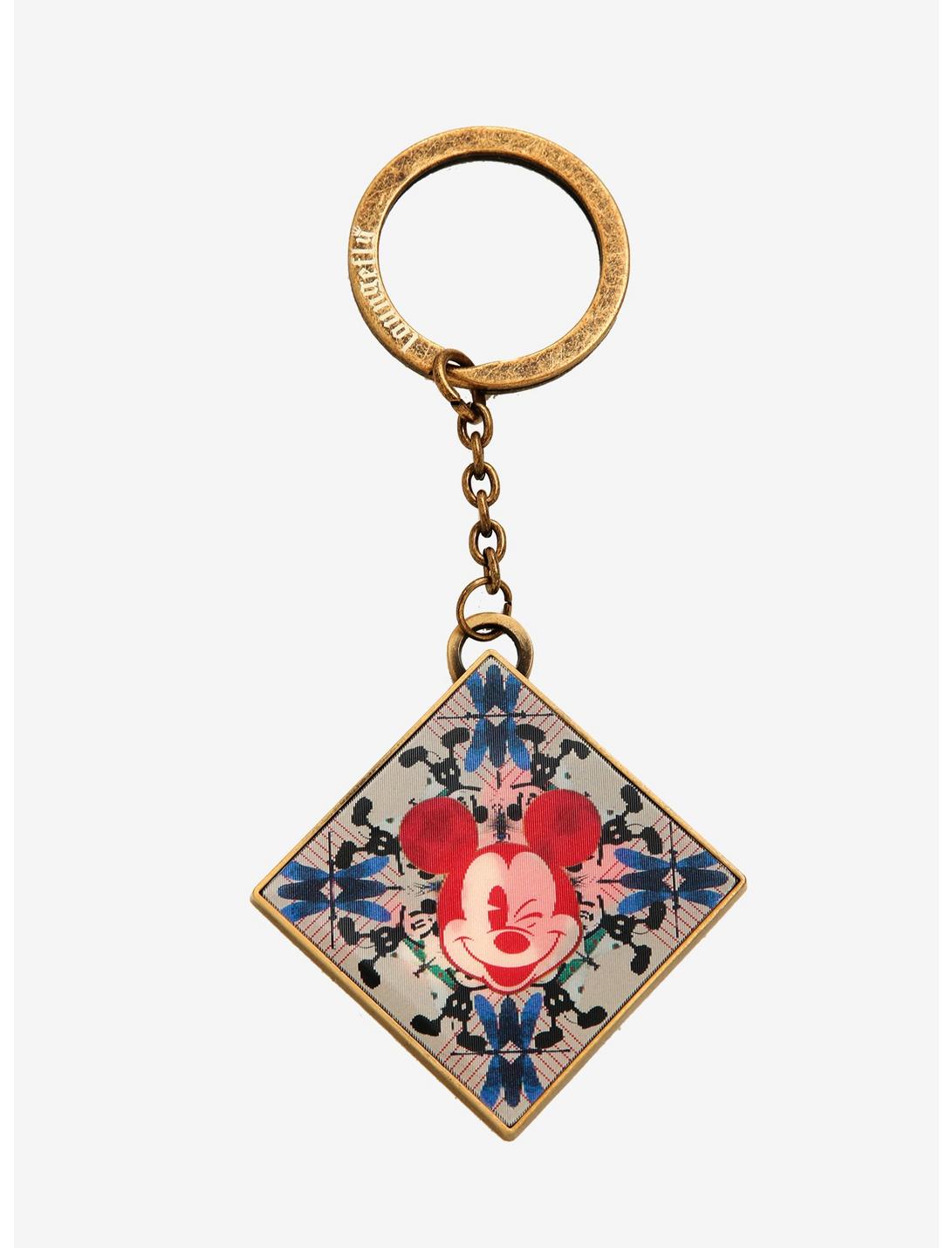 Loungefly Disney Mickey Mouse Kaleidoscope Lenticular Keychain - BoxLunch Exclusive, , hi-res