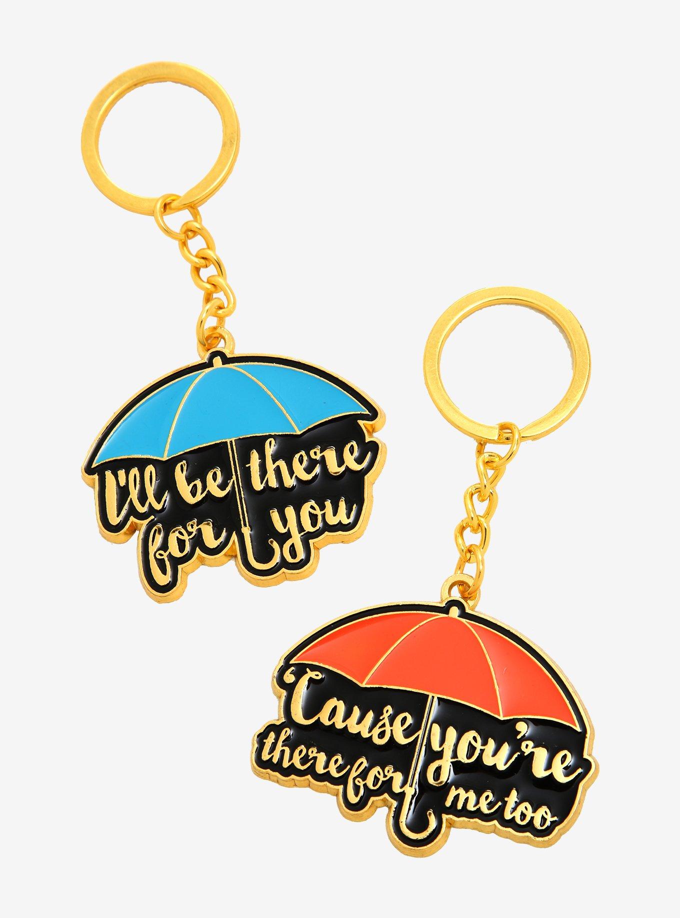 Friends Theme Song Umbrella Keychain Set BoxLunch Exclusive BoxLunch