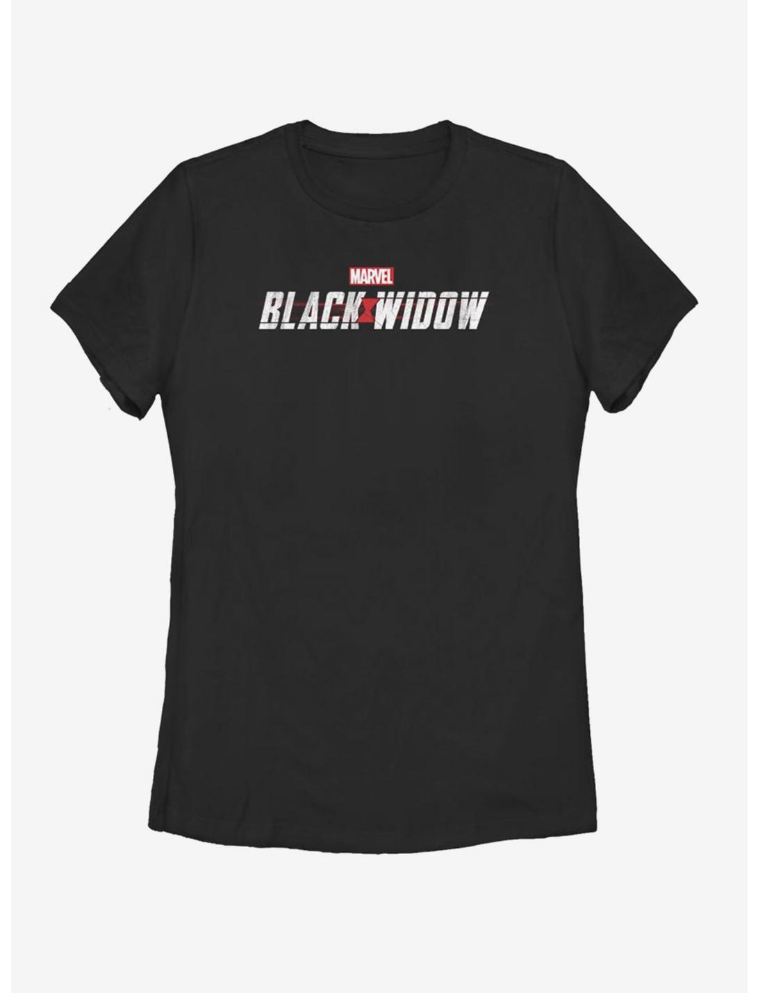 Marvel Black Widow 2019 Logo Womens T-Shirt, BLACK, hi-res