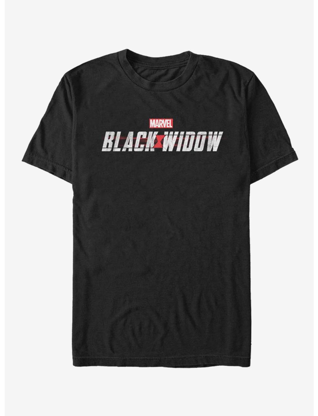 Marvel Black Widow 2019 Logo T-Shirt, BLACK, hi-res
