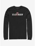 Marvel Black Widow 2019 Logo Long-Sleeve T-Shirt, BLACK, hi-res