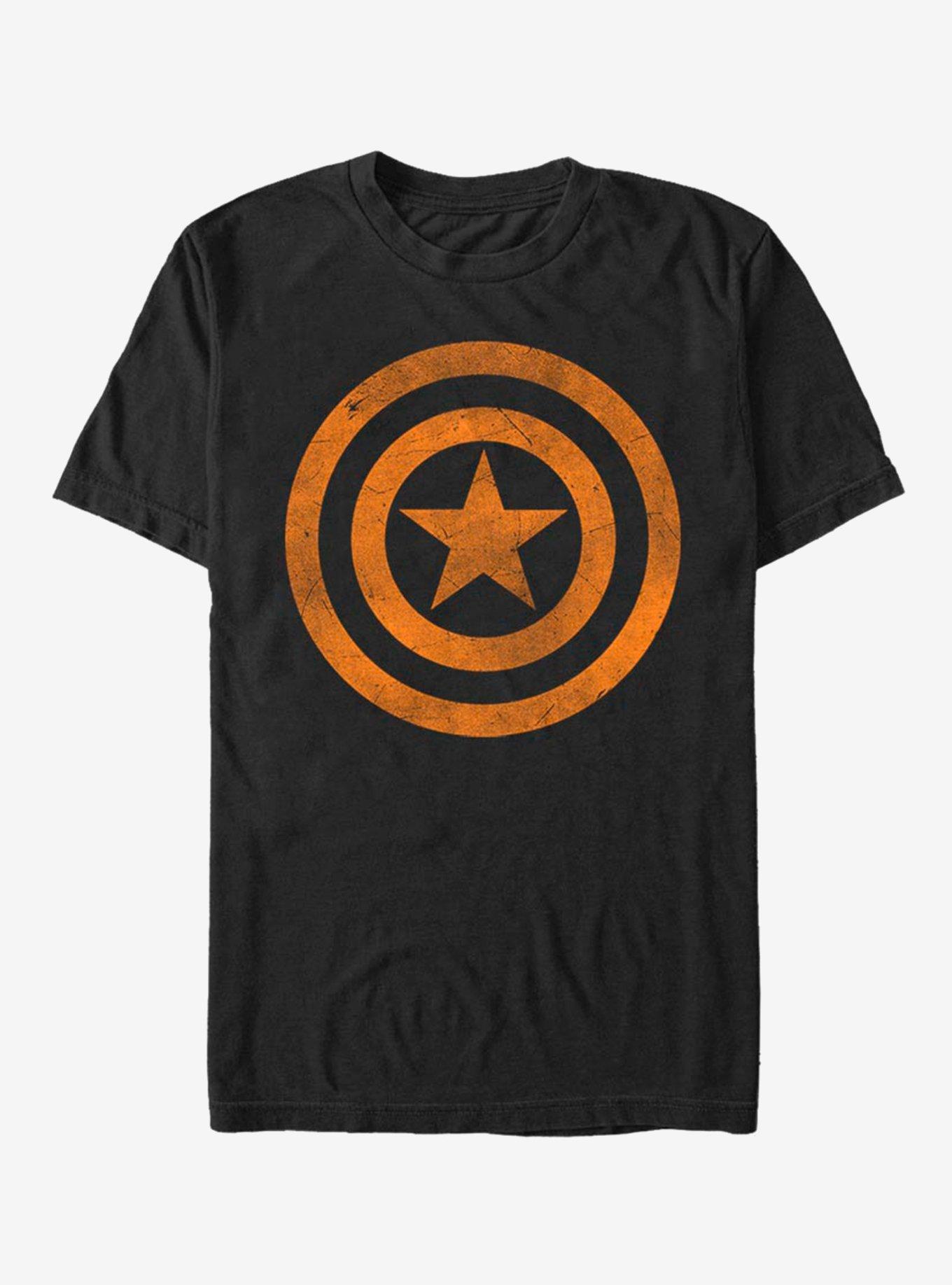 Marvel Captain America Orange T-Shirt, BLACK, hi-res