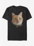 Marvel Captain Marvel Cat Face T-Shirt, BLACK, hi-res