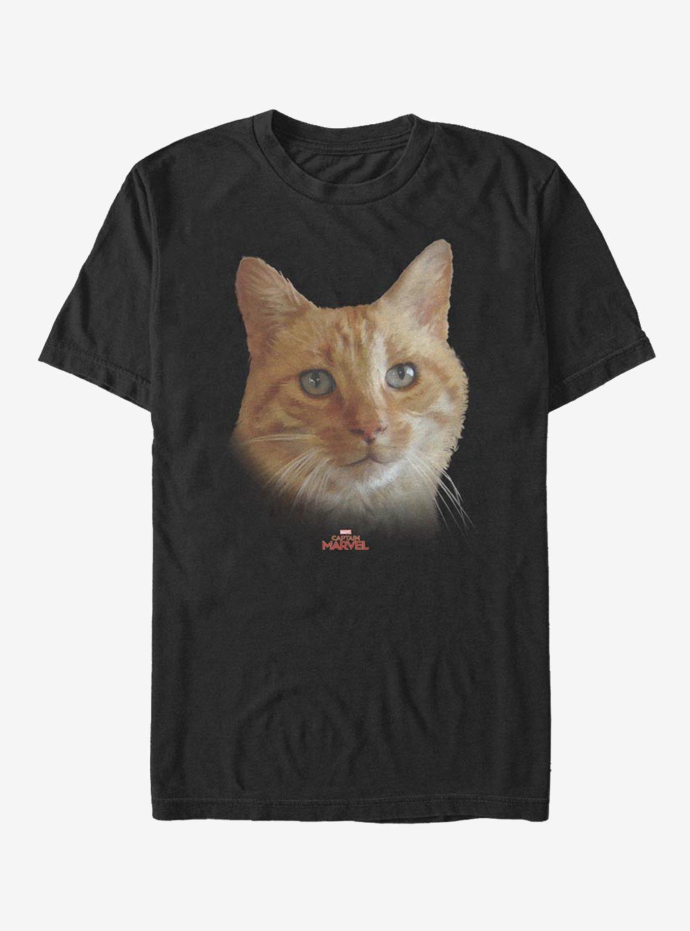 Marvel Captain Marvel Cat Face T-Shirt, , hi-res