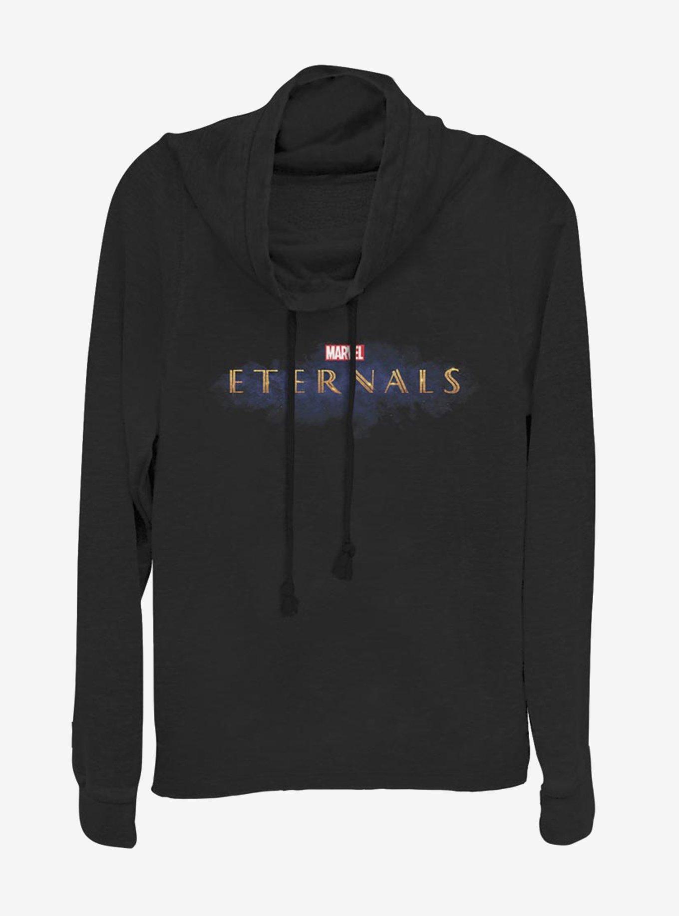 Marvel Eternals 2019 Logo Cowlneck Long-Sleeve Womens Top, , hi-res
