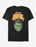Marvel Hulk Face T-Shirt, BLACK, hi-res