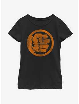 Marvel Hulk Orange Youth Girls T-Shirt, , hi-res