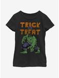 Marvel Hulk Treats Youth Girls T-Shirt, BLACK, hi-res