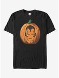 Marvel Iron Man Iron Pumpkin T-Shirt, BLACK, hi-res
