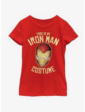 Marvel Iron Man Costume Youth Girls T-Shirt, , hi-res