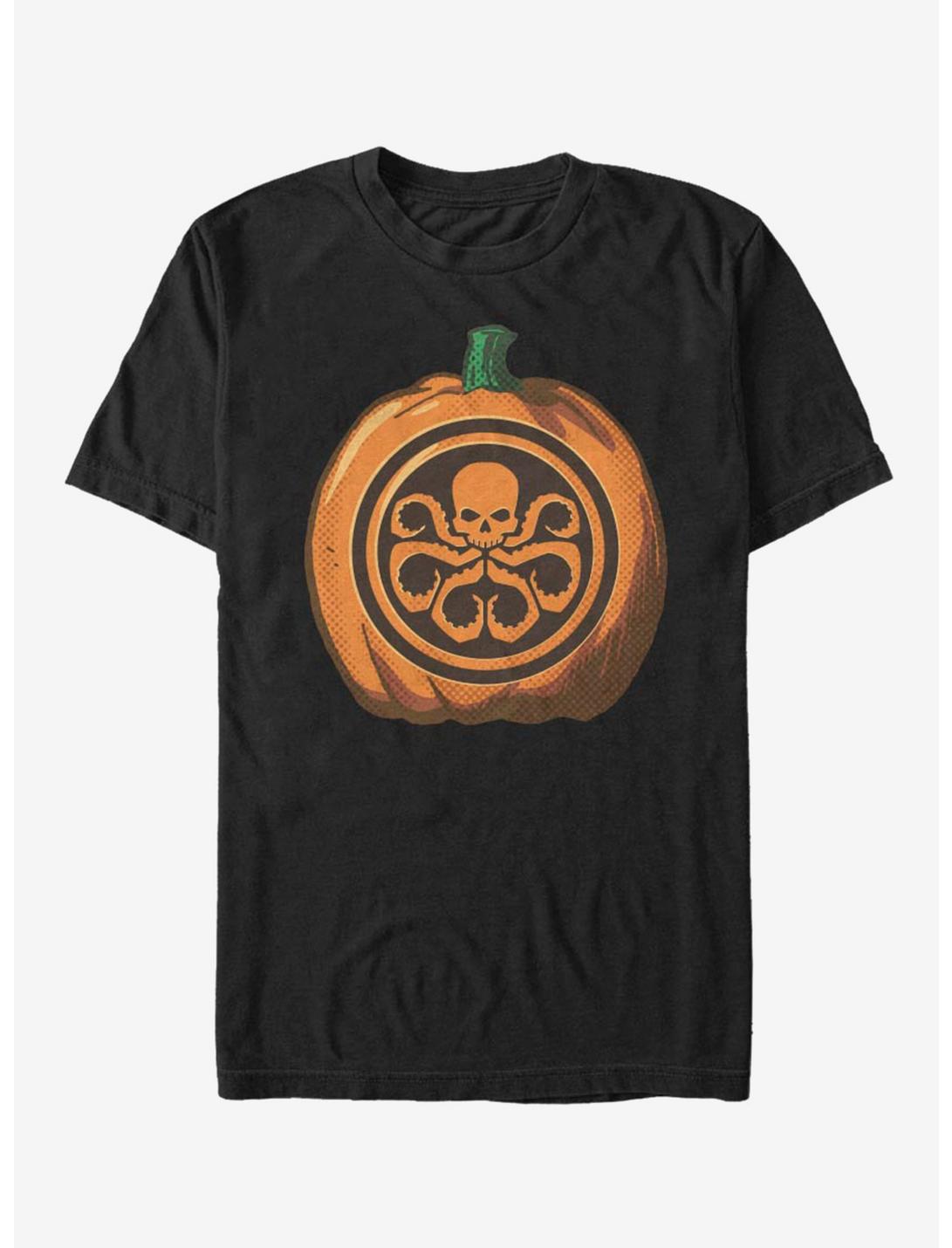 Marvel Skull Pumpkin T-Shirt, BLACK, hi-res