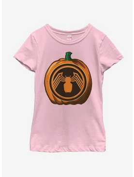 Marvel Venom Pumpkin Youth Girls T-Shirt, , hi-res