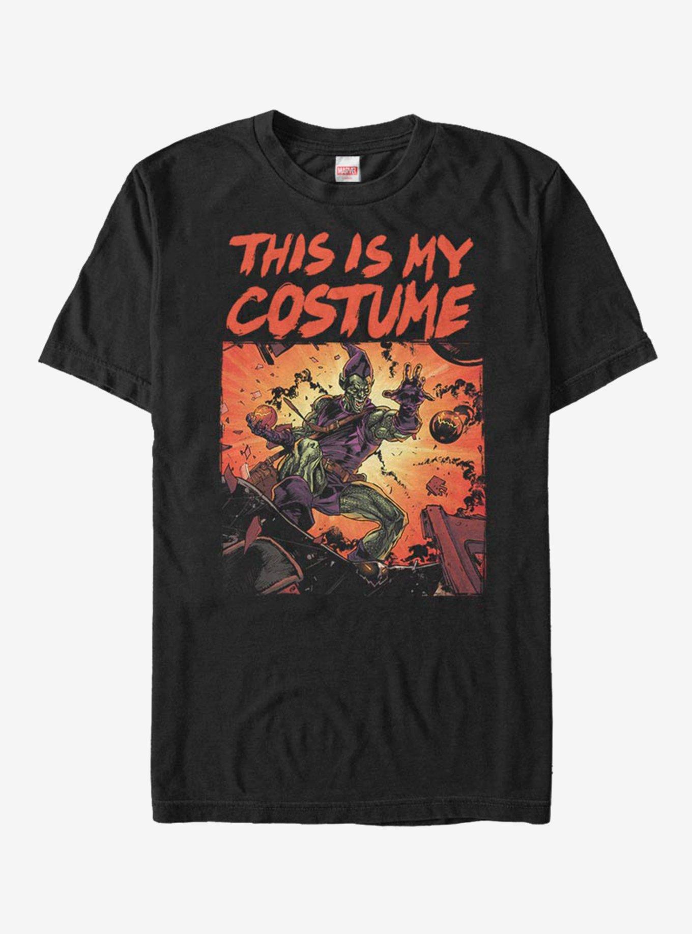 Marvel Spider-Man Goblin Costume T-Shirt, BLACK, hi-res