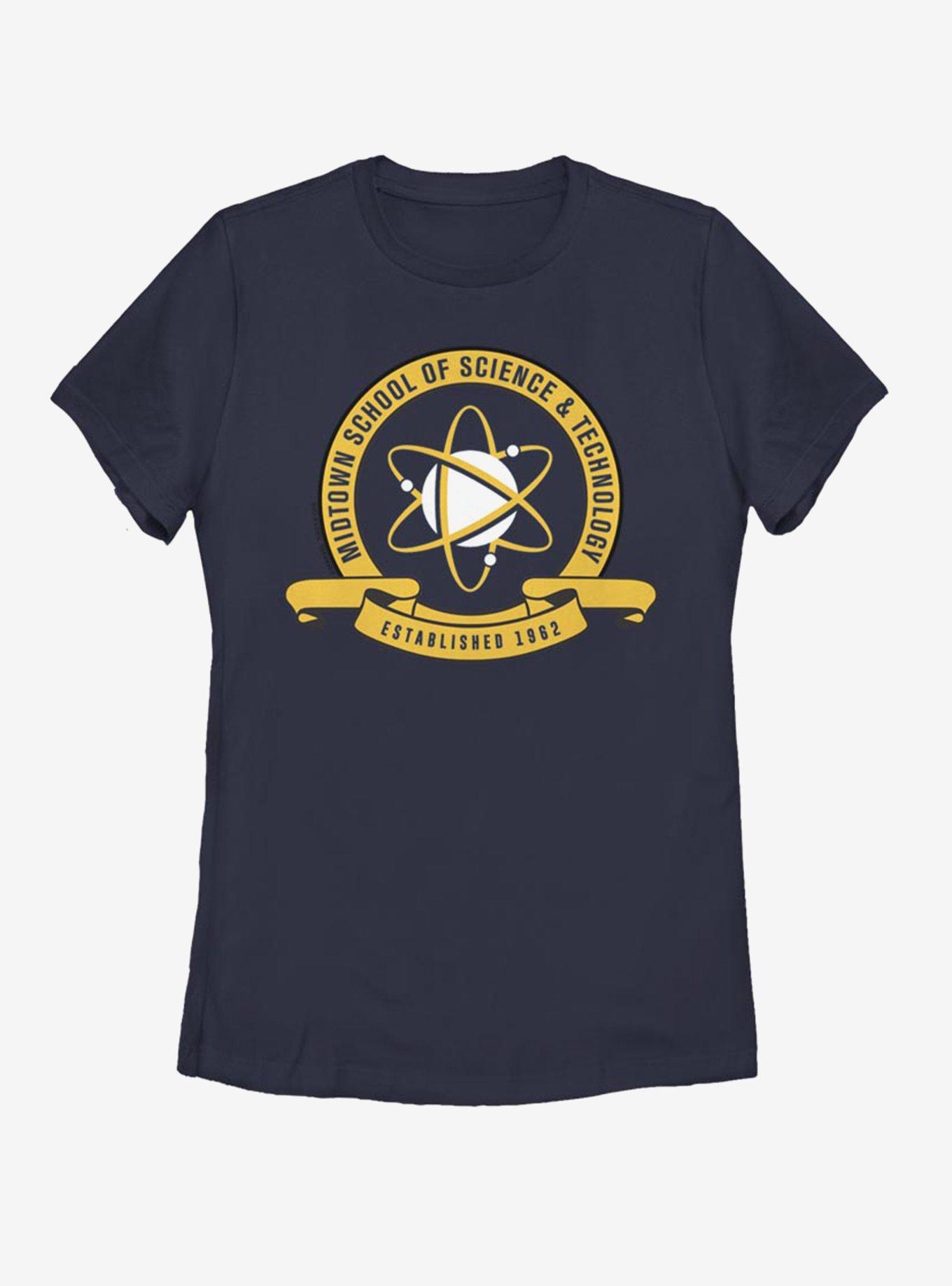 Marvel Spider-Man Midtown School Emblem Womens T-Shirt, , hi-res