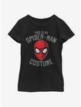 Marvel Spider-Man Spider Costume Youth Girls T-Shirt, BLACK, hi-res
