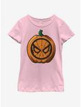 Marvel Spider-Man Spider Pumpkin Youth Girls T-Shirt, PINK, hi-res