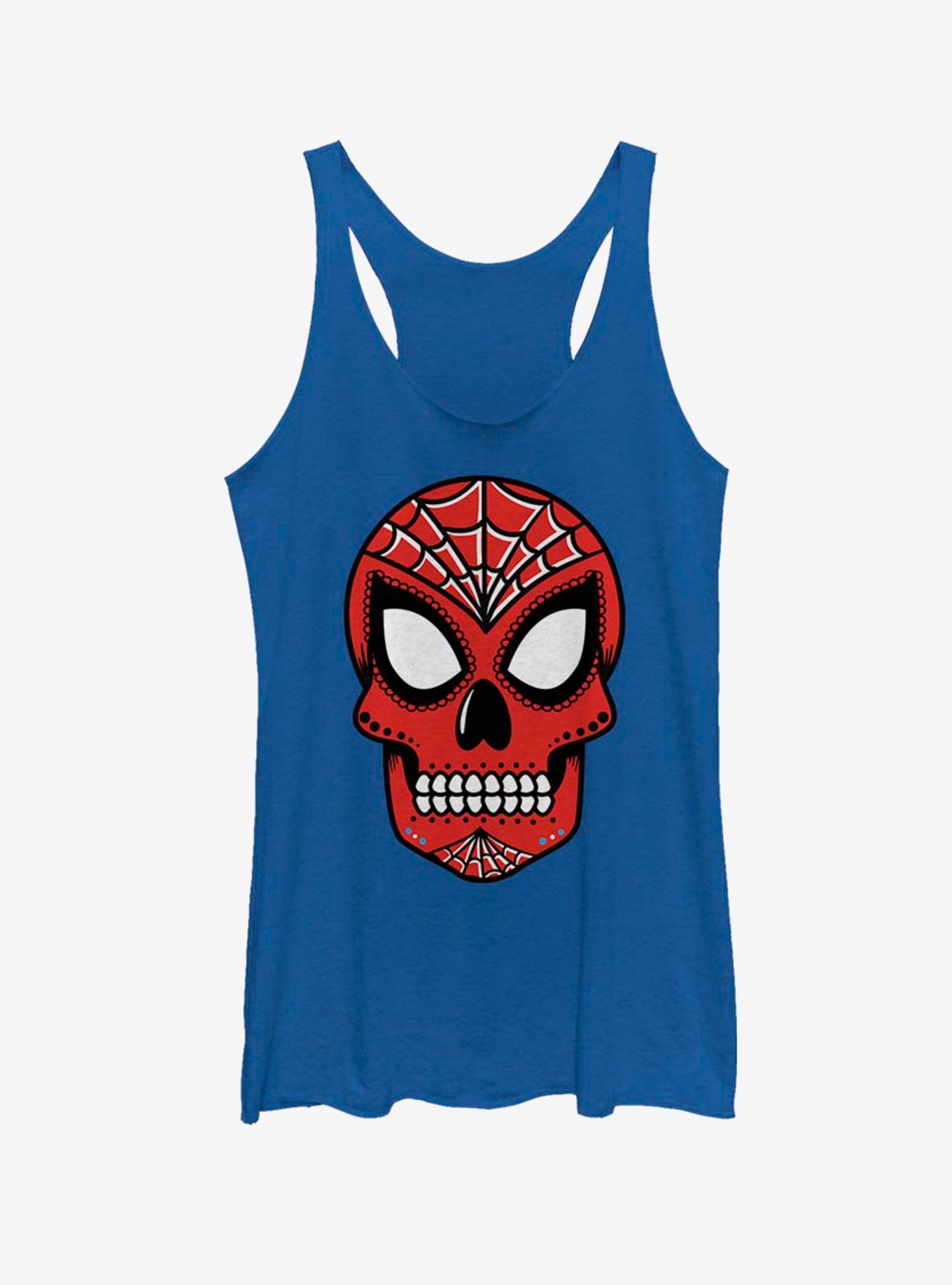 Marvel Spider-Man Sugar Skull Womens Tank Top, , hi-res