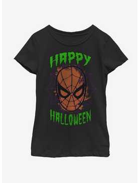 Marvel Spider-Man Spider Face Halloween Youth Girls T-Shirt, , hi-res