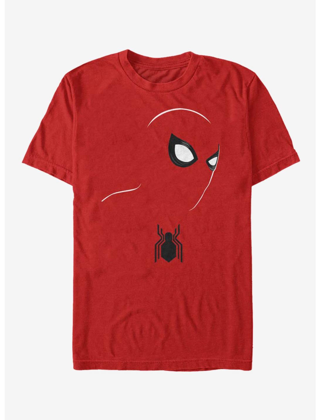 Marvel Spider-Man Spidey Face T-Shirt, RED, hi-res