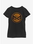 Marvel Spider-Man Spidey Orange Youth Girls T-Shirt, BLACK, hi-res
