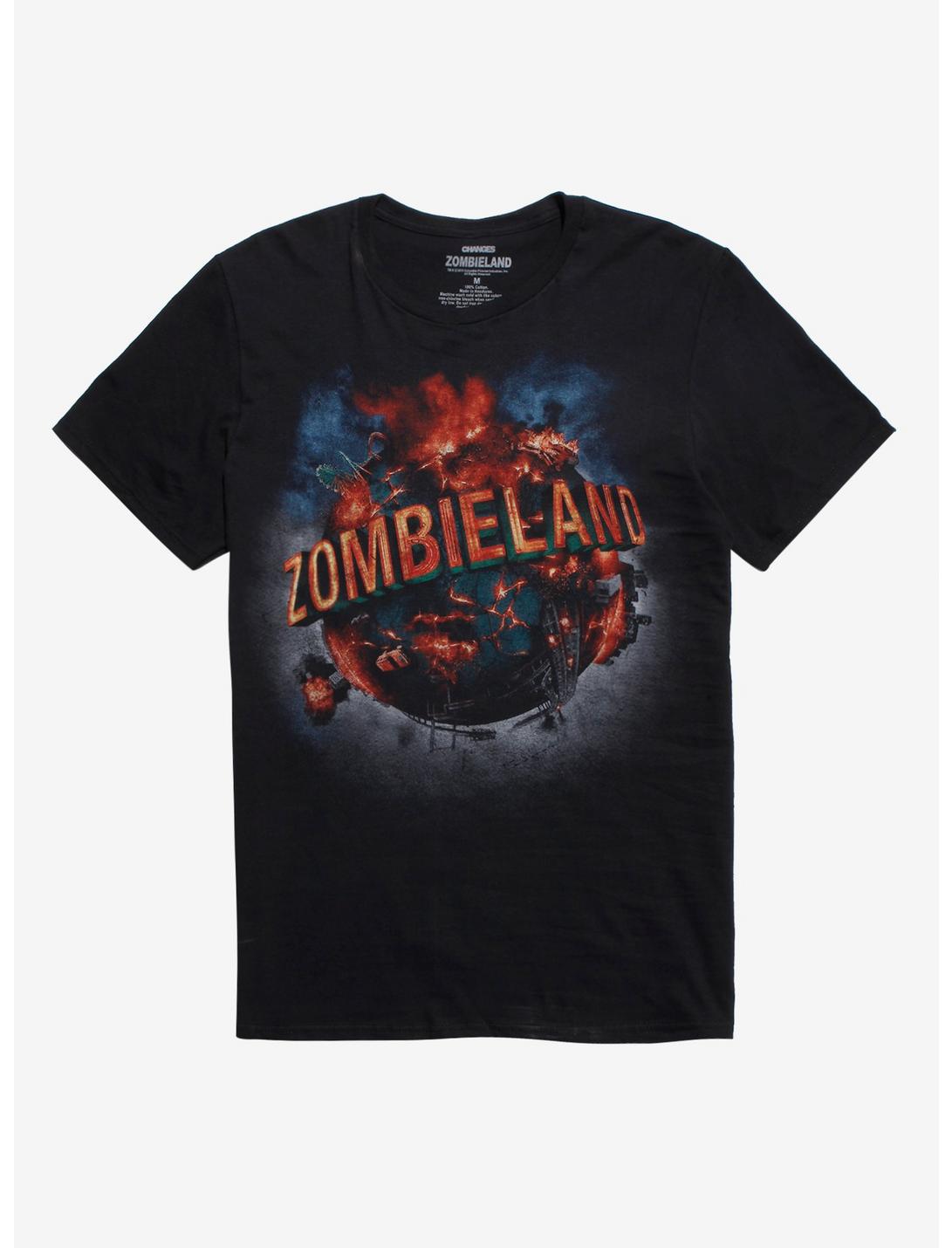 Zombieland Logo T-Shirt, BLACK, hi-res