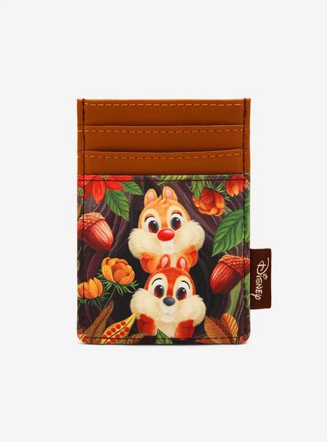 Loungefly Disney Chip 'n Dale Fall Cardholder - BoxLunch Exclusive ...