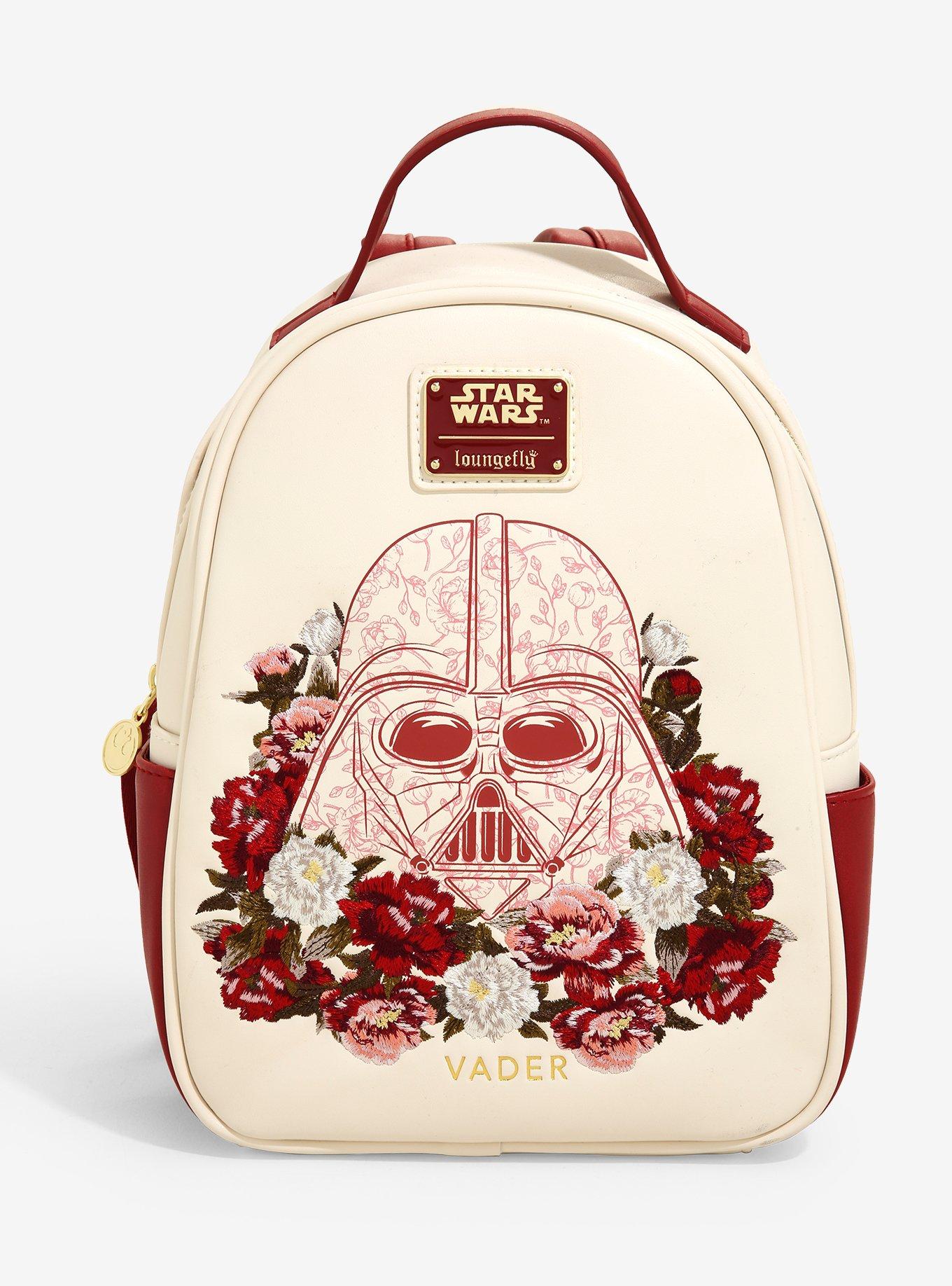 Loungefly Star Wars Darth Vader Floral Mini Backpack - BoxLunch Exclusive, , hi-res