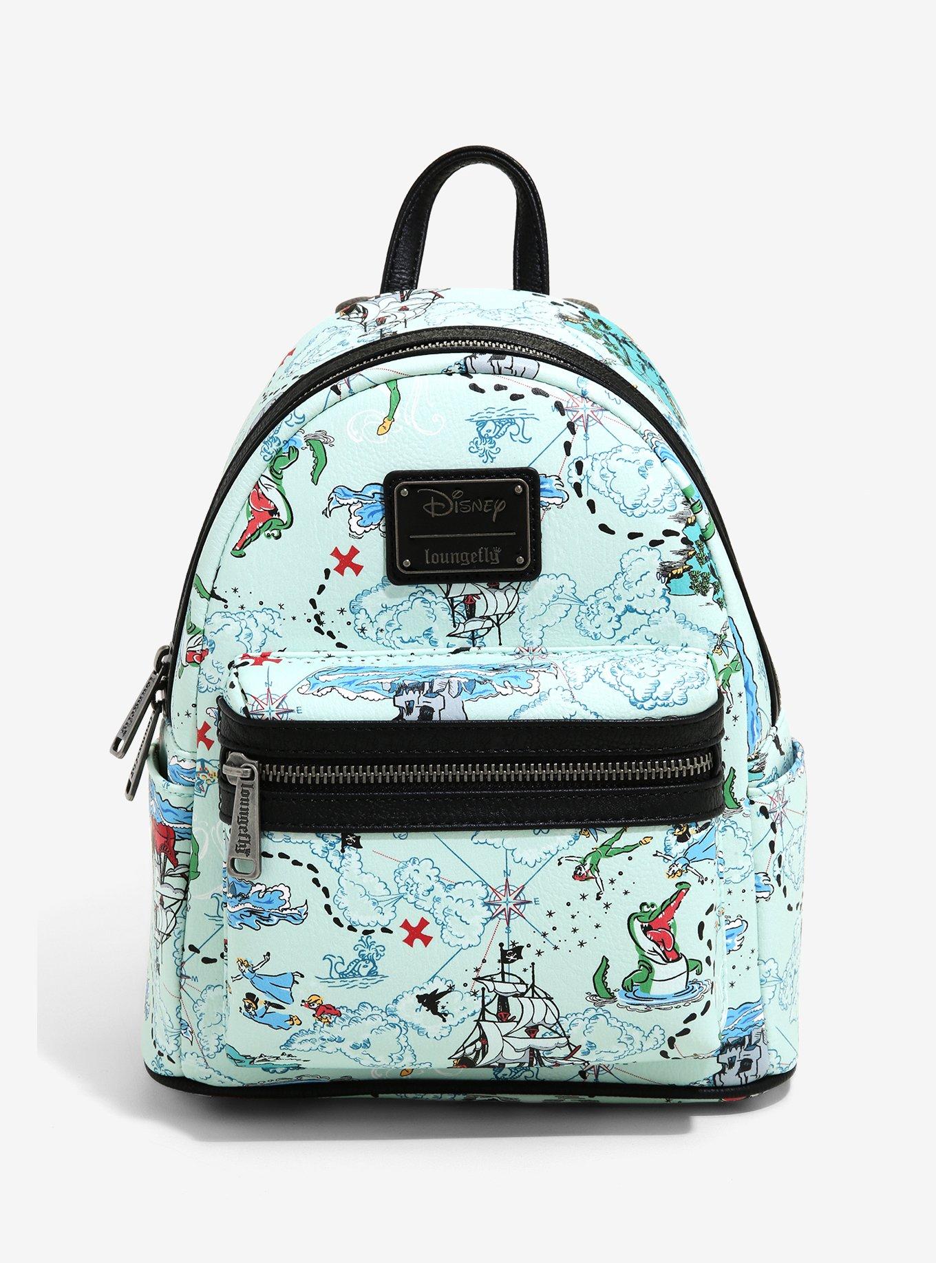 Loungefly disney peter pan map mini backpack new arrivals