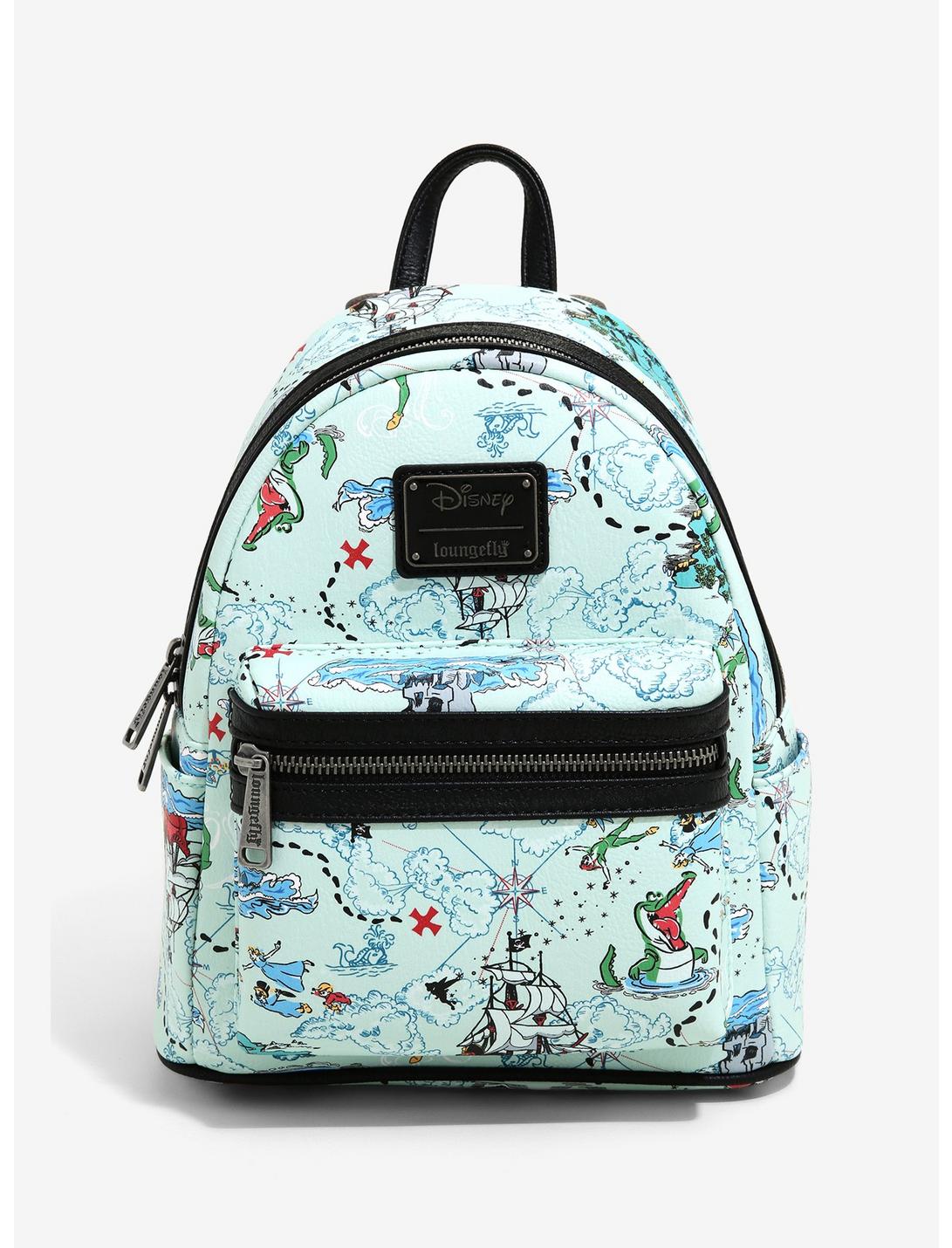 Loungefly Disney Peter Pan Map Mini Backpack - BoxLunch Exclusive, , hi-res