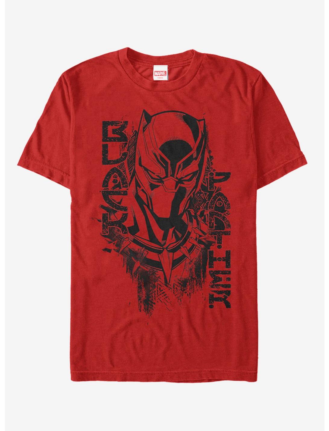 Marvel Black Panther Paint T-Shirt, RED, hi-res
