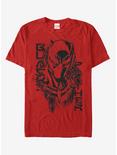 Marvel Black Panther Paint T-Shirt, RED, hi-res