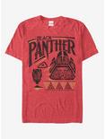 Marvel Black Panther Red Paw T-Shirt, RED HTR, hi-res