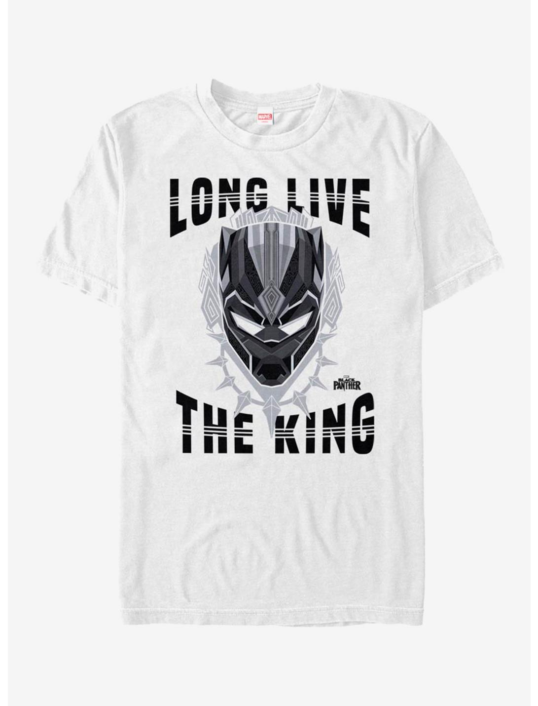 Marvel Black Panther Long Live T-Shirt, WHITE, hi-res