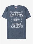 Marvel Captain America Vintage Challenge T-Shirt, NAVY HTR, hi-res