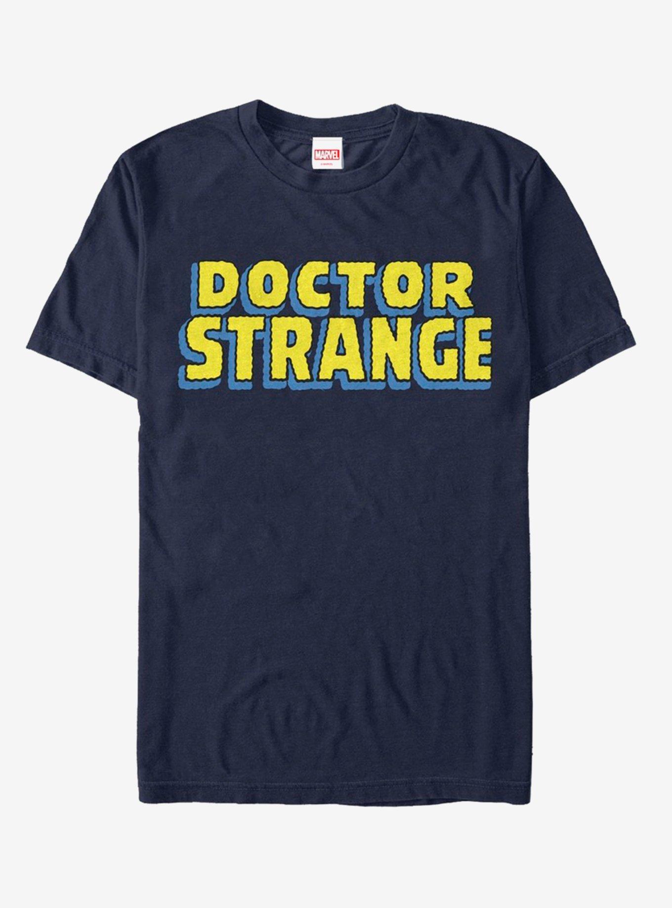 Marvel Dr. Strange Strange Logo T-Shirt, NAVY, hi-res
