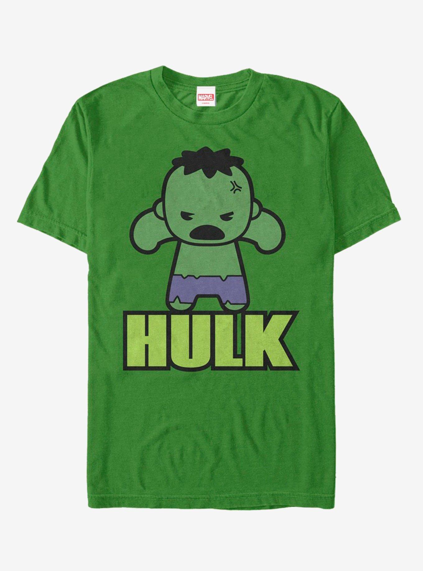 Marvel Hulk Kawaii Hulk T-Shirt, KELLY, hi-res