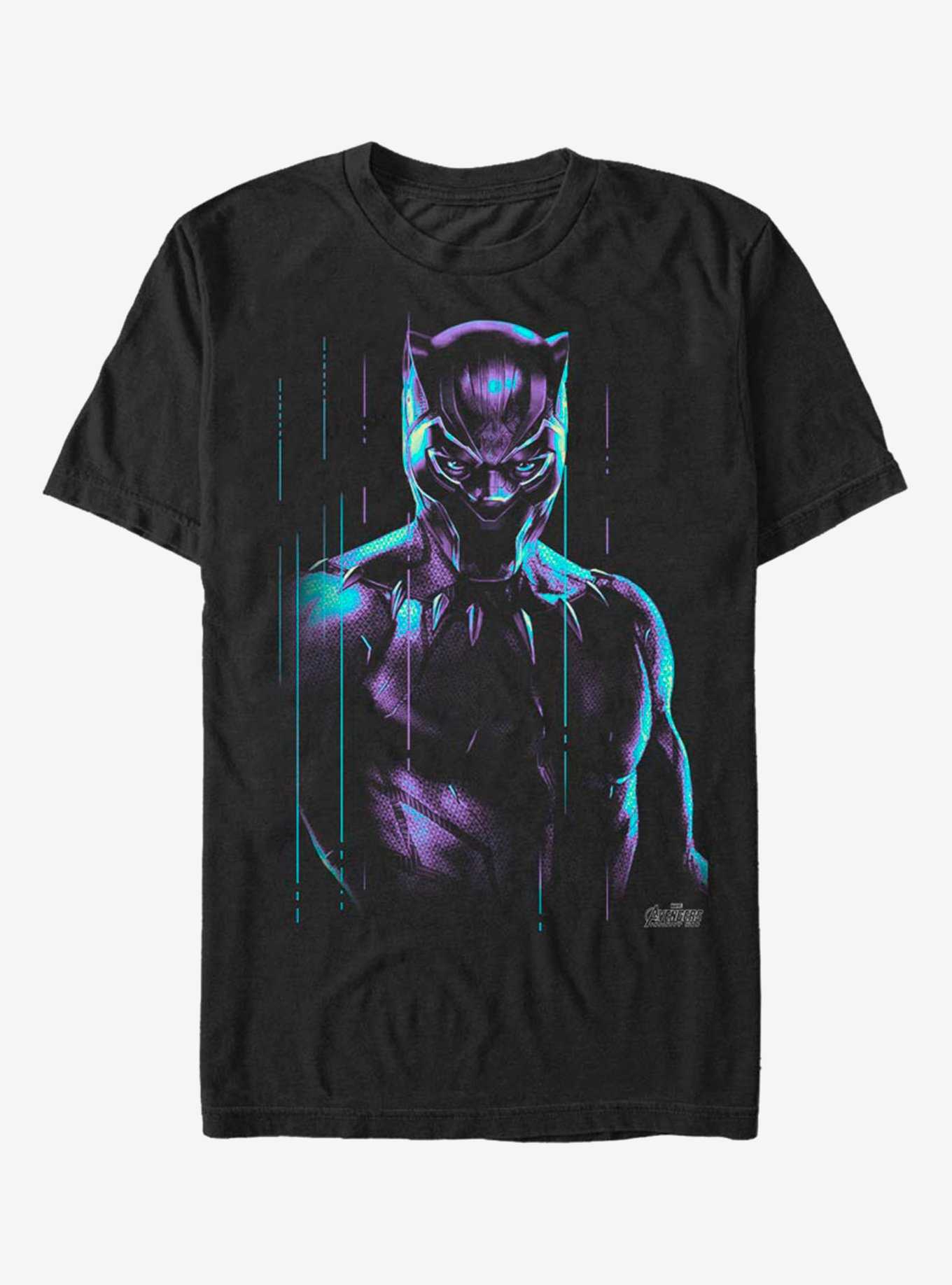 Marvel Black Panther Panther Retro Glow T-Shirt, , hi-res