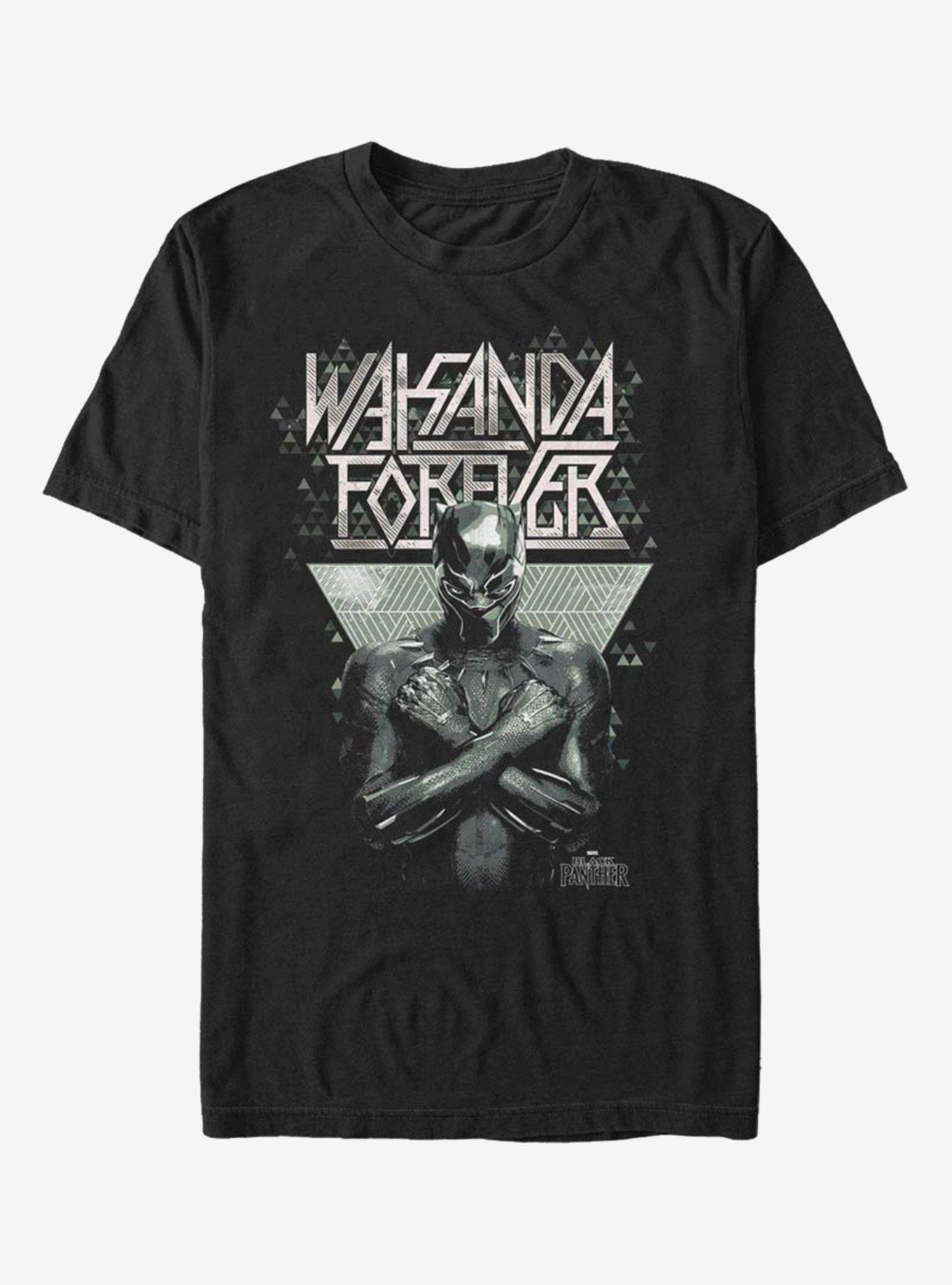 Marvel Black Panther Panther Forever Pattern T-Shirt, BLACK, hi-res
