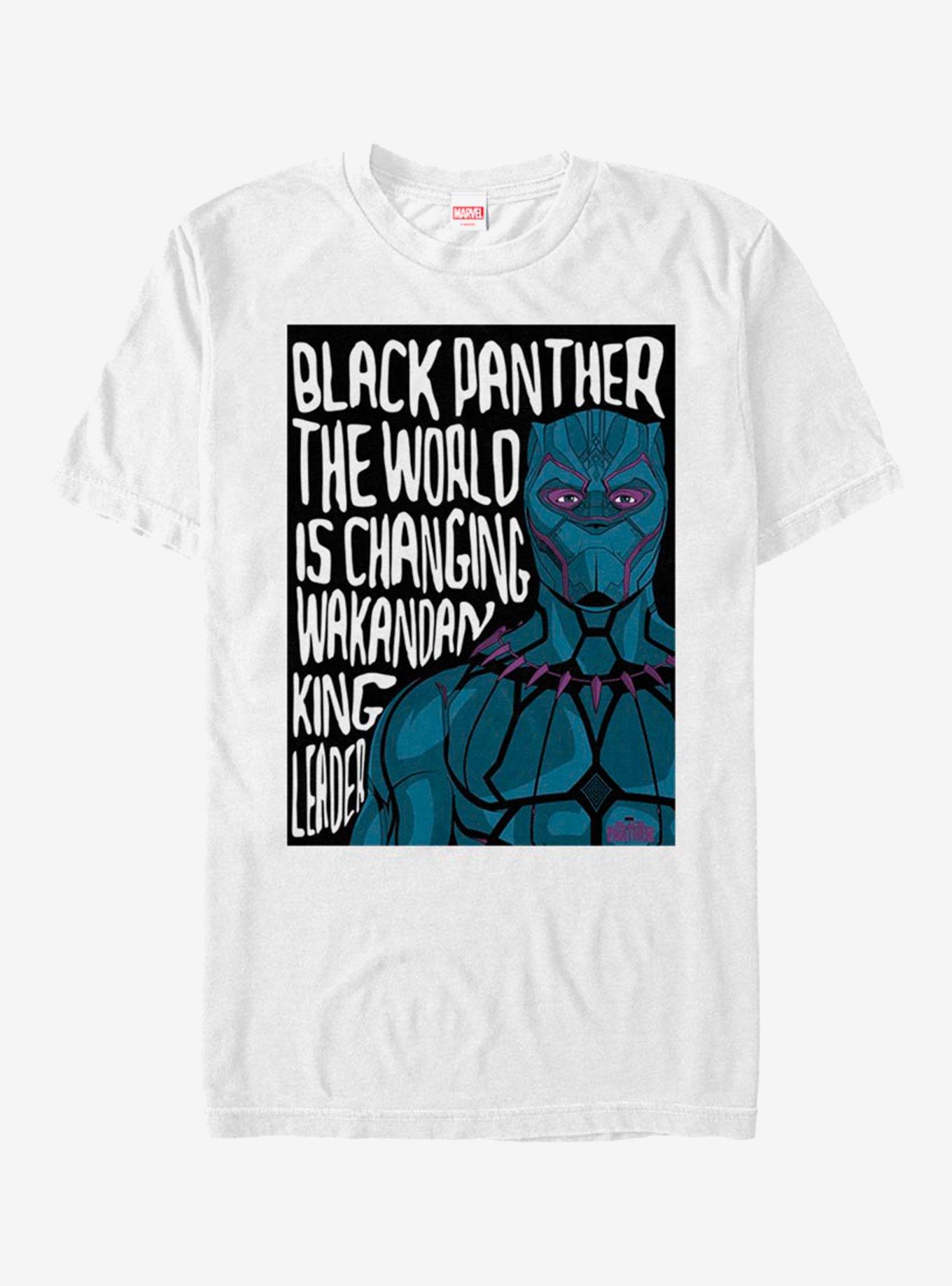 Marvel Black Panther The World Is Changing T-Shirt