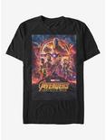 Marvel Avengers Infinity War Poster T-Shirt, BLACK, hi-res