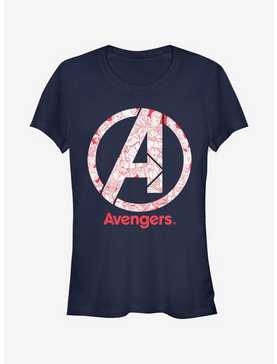 Marvel Avengers Line Art Logo Girls T-Shirt, , hi-res