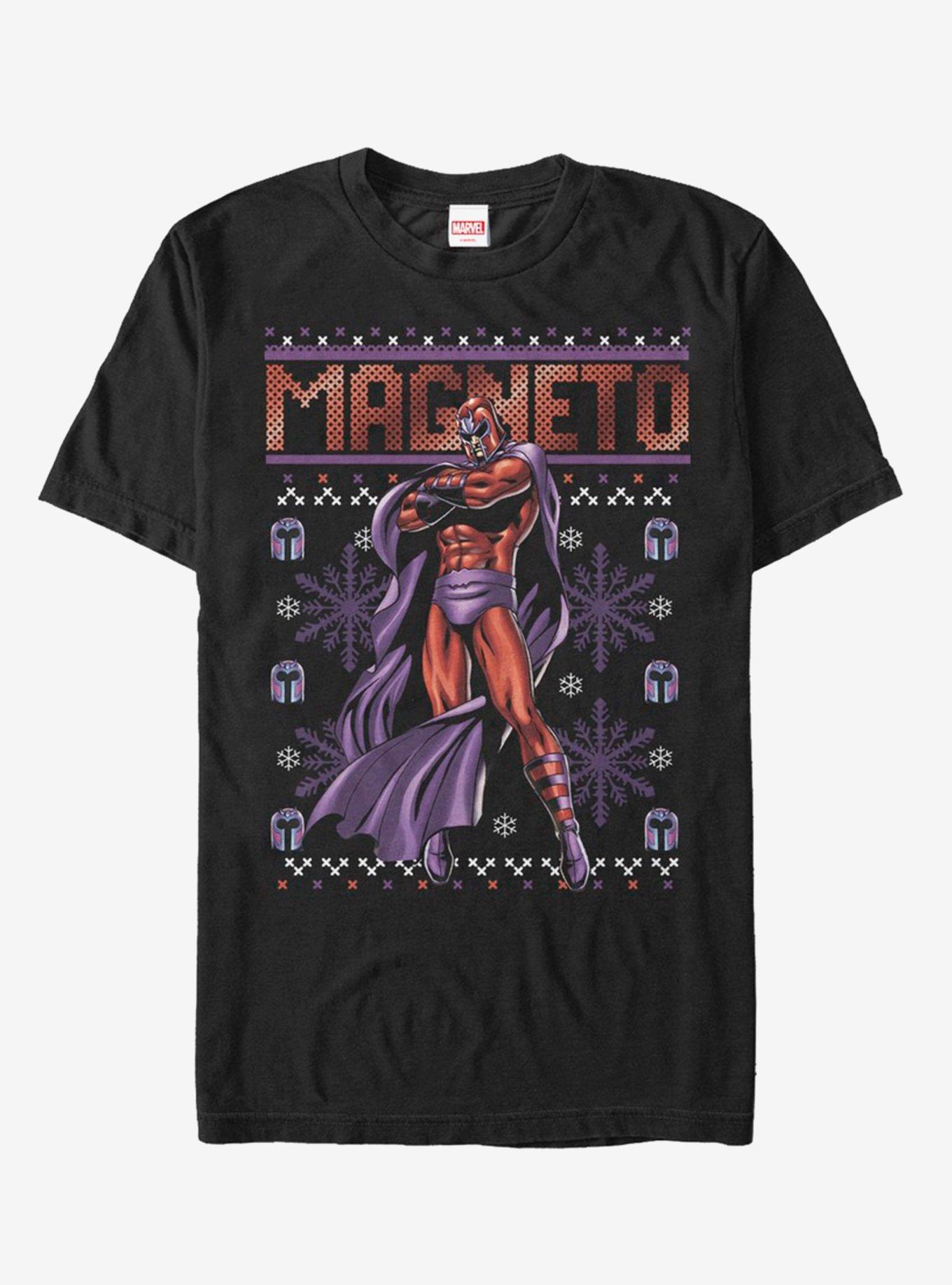 Marvel Magneto Ugly Sweater T-Shirt, BLACK, hi-res