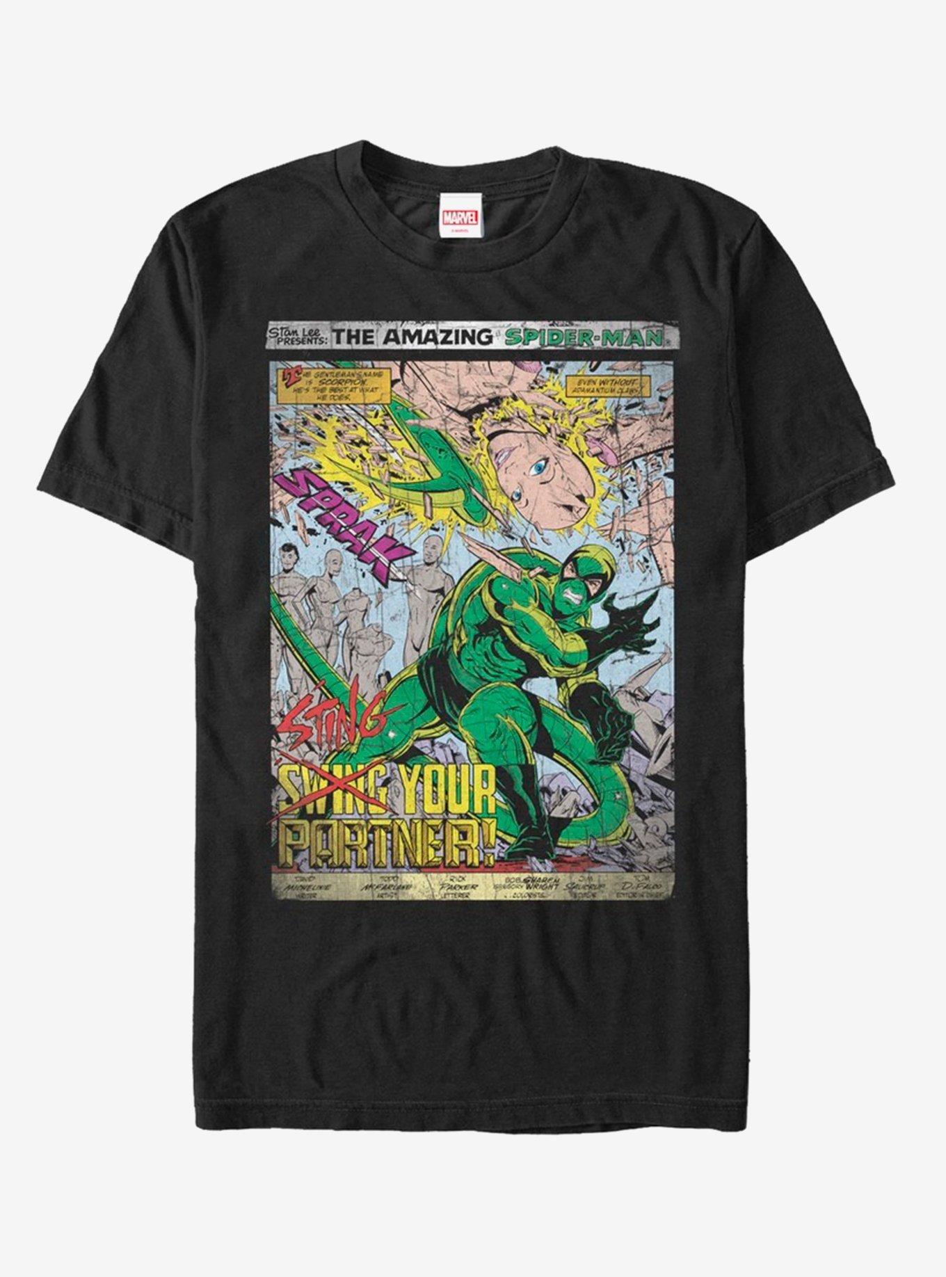 Marvel Presents Scorpion T-Shirt, BLACK, hi-res