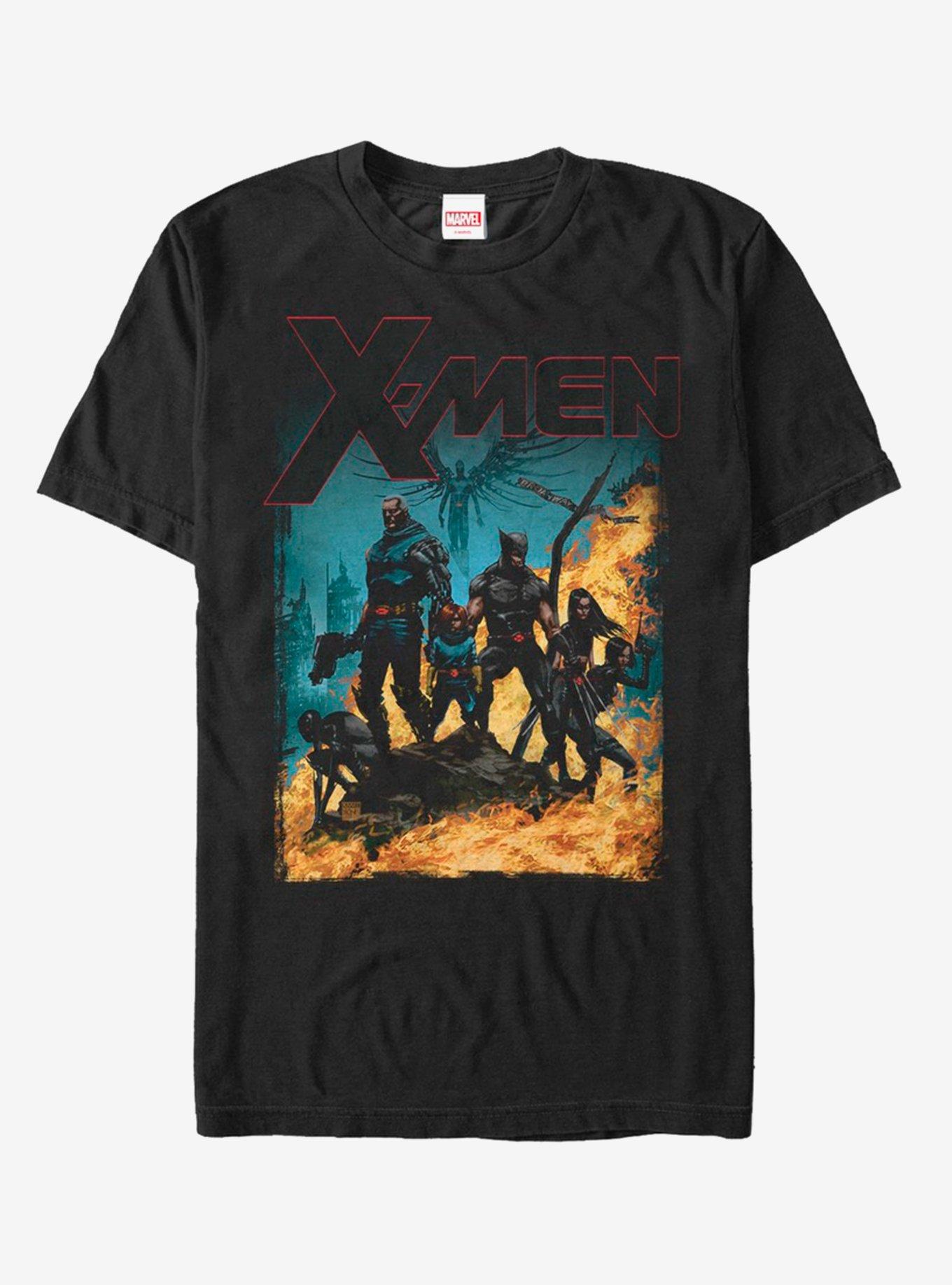 Marvel Team Stand T-Shirt, BLACK, hi-res