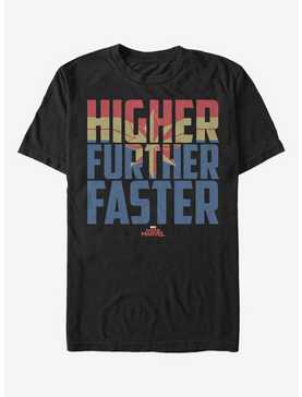 Marvel Captain Marvel Higher Faster Fill T-Shirt, , hi-res